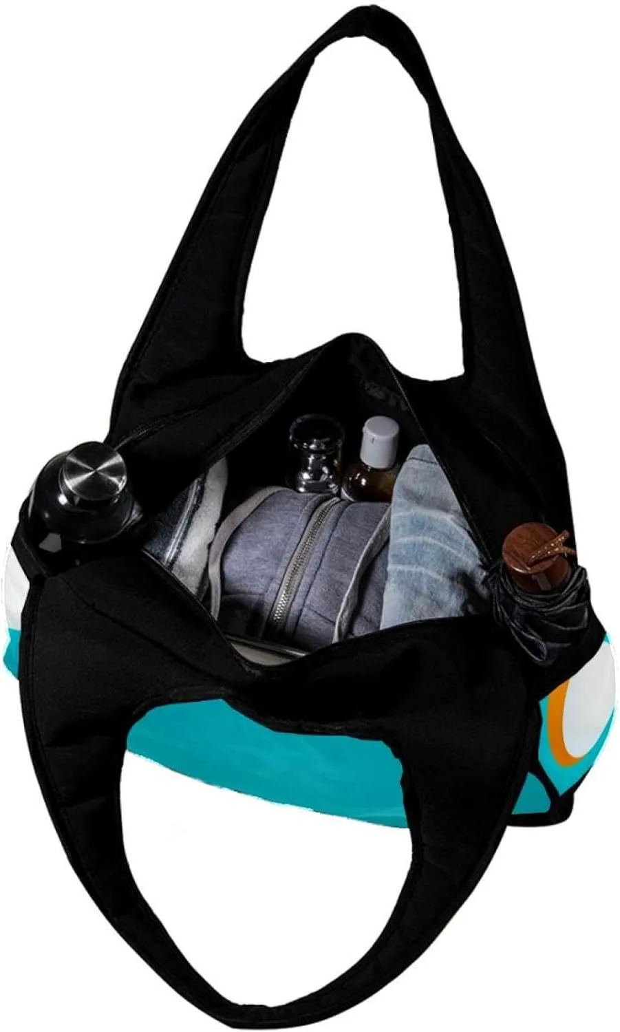 Travel Bag,Mens Gym Bag,Womens Gym Bag,Egg Cartoon Style Fried Egg,Sports Bag