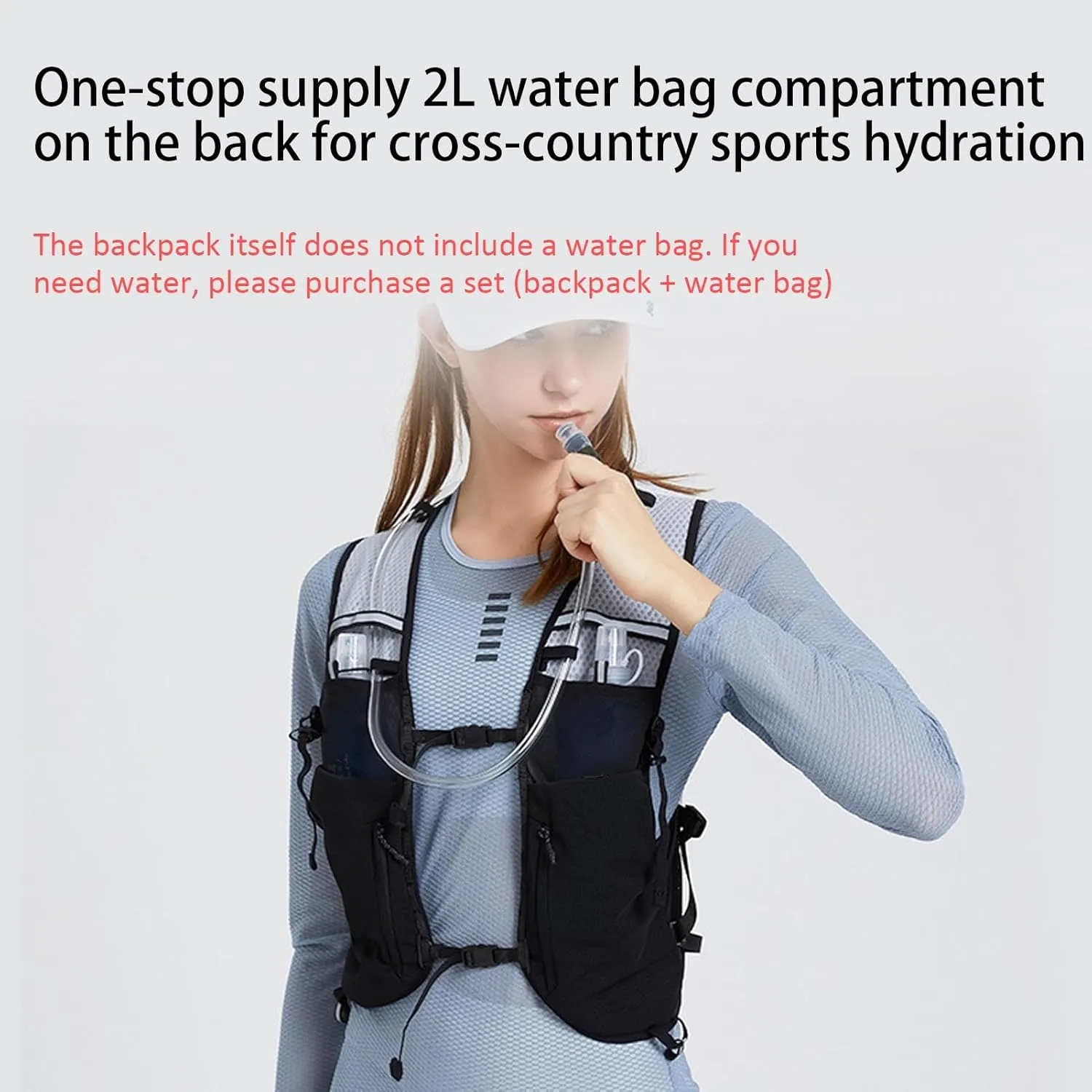 Trekking Bag | Lightweight Trail Bag | Outdoor Adventure Backpack | Waterproof Sports Trail Racing Marathons Fitness Bag