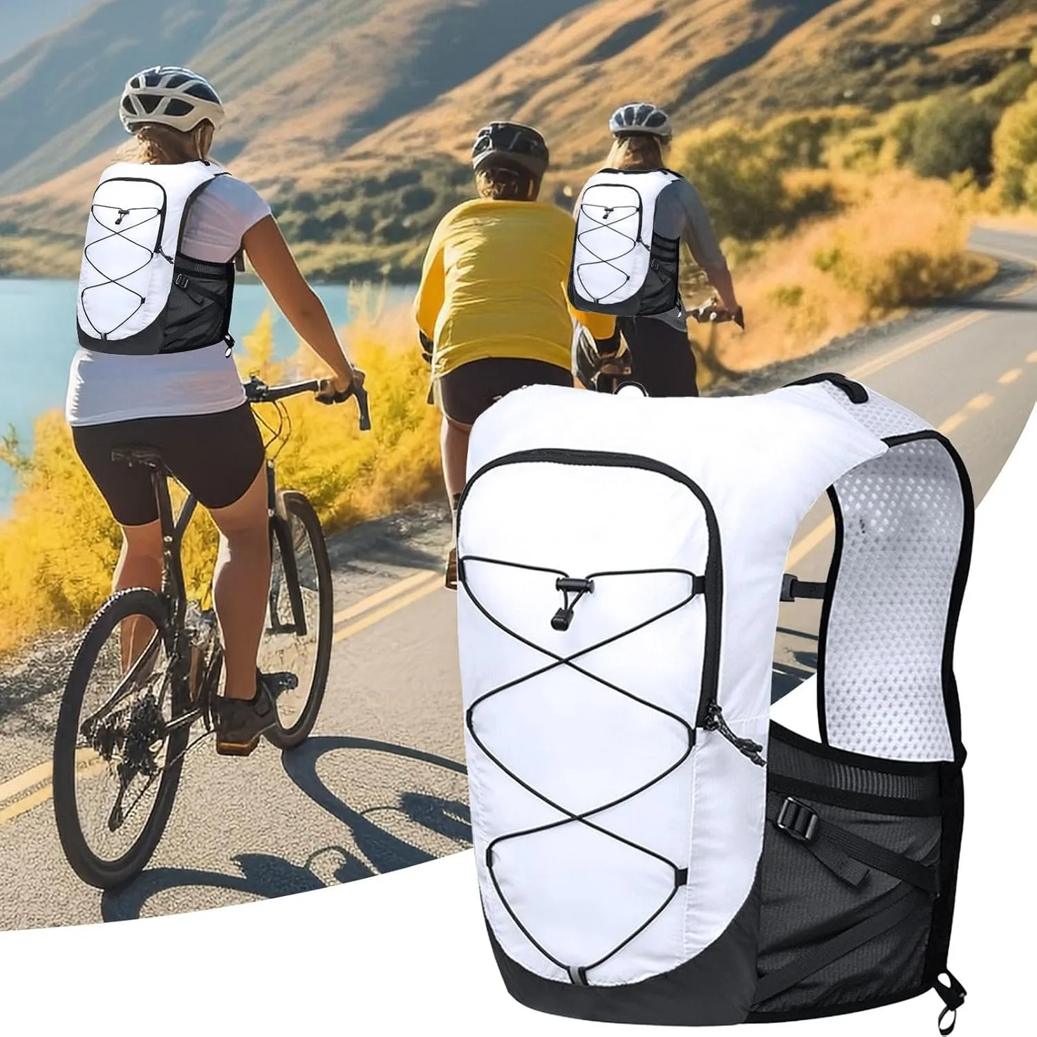 Trekking Bag | Lightweight Trail Bag | Outdoor Adventure Backpack | Waterproof Sports Trail Racing Marathons Fitness Bag