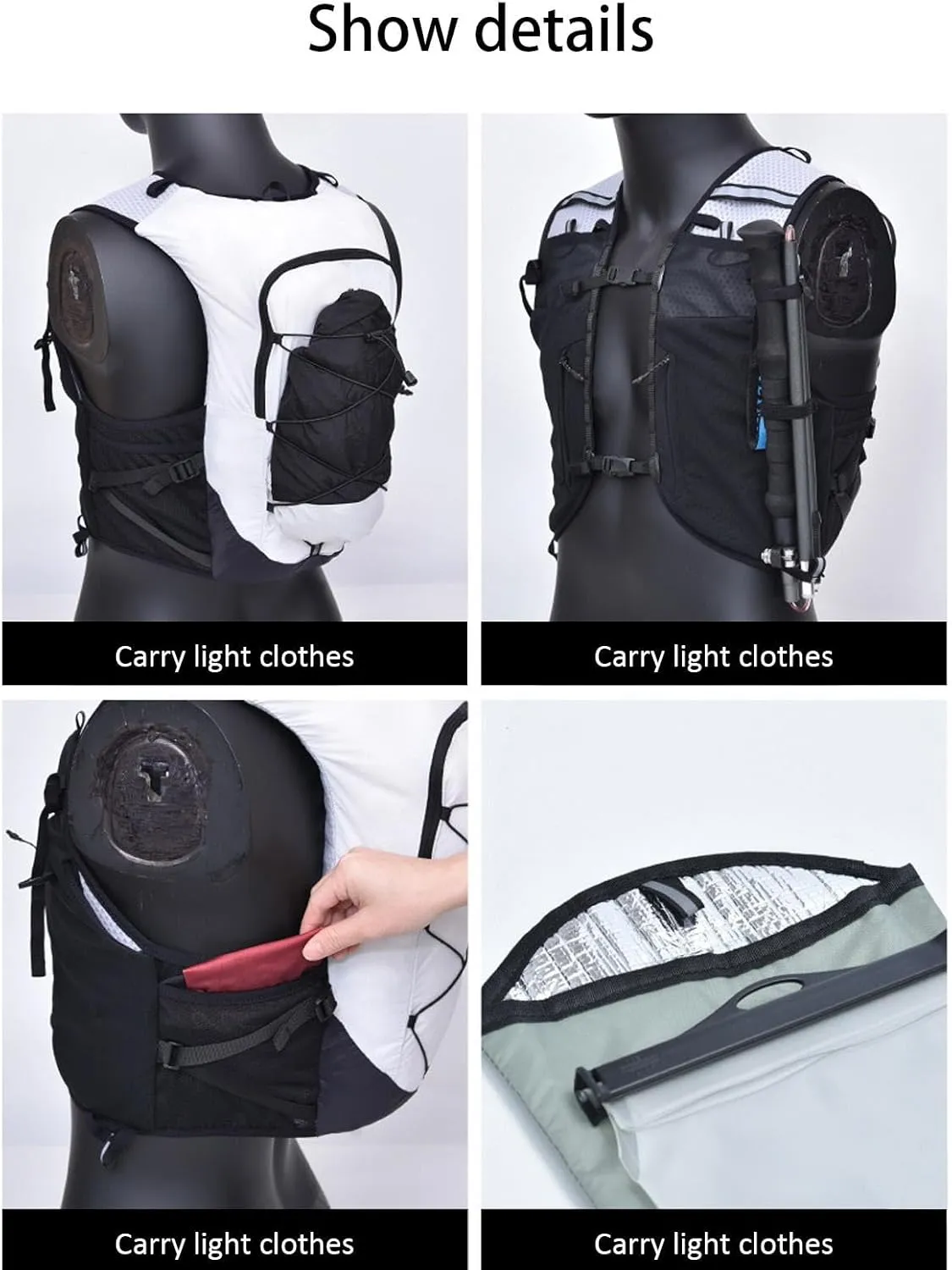 Trekking Bag | Lightweight Trail Bag | Outdoor Adventure Backpack | Waterproof Sports Trail Racing Marathons Fitness Bag