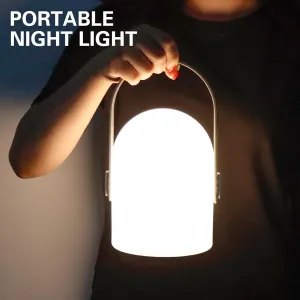 TRIROCKS Rechargeable Lantern Table Lamp Portable Powerful 4000mAh LED Battery Operated Table Lamps 3-Mode Lighting Outdoor Night Lamp Lantern for Christmas Home Bedroom Camping Outdoor Indoor