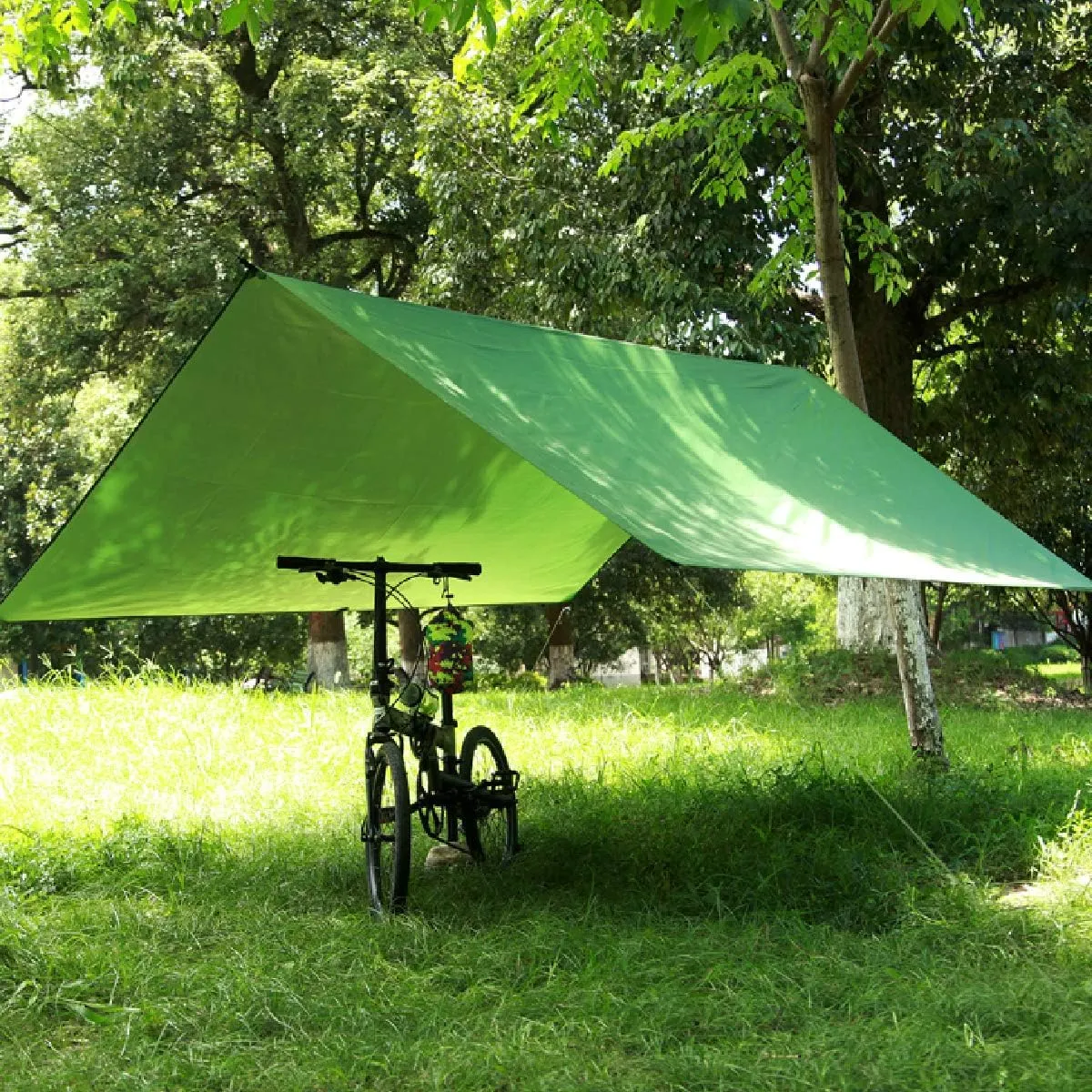TRIWONDER Hammock Rain Fly Waterproof Tarp Camping Tent Footprint Ground Cloth Backpacking Tarp Camp Shelter Sunshade Mat for Outdoor Hiking Beach Picnic