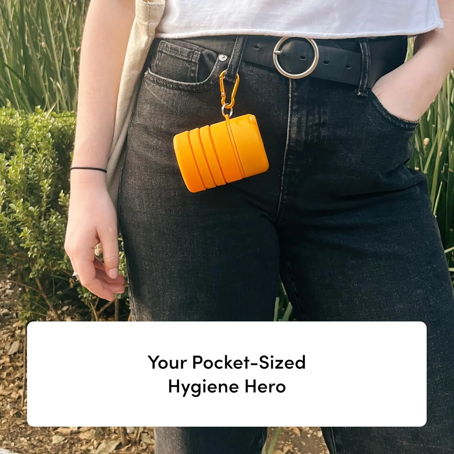 TUSHY Travel Bidet: Collapsible & Expandable for Discreet Portability, Refreshing Clean for Home, Camping, Outdoors & Travel (Helps Hemorrhoid Relief, Peri Bottle for Postpartum Care) (Lantern)