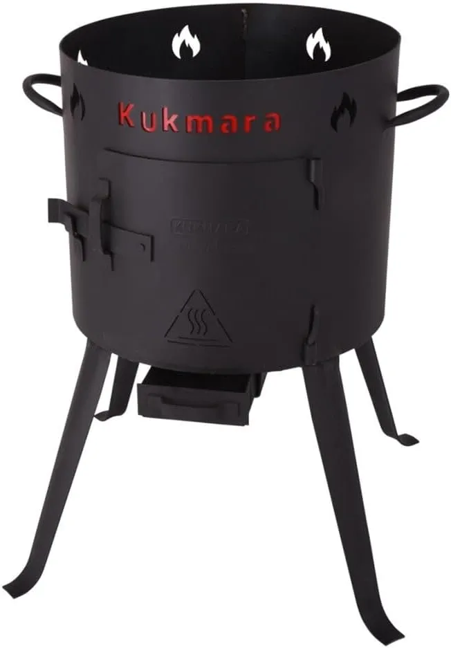 Uchag for Kazan, The "Uchag" stove for cooking in Kazan. Safe and efficient outdoor stove. Uniform heat distribution. Ideal for camping, Portable Outdoor Camping Stove (15.8-qt (15 L))