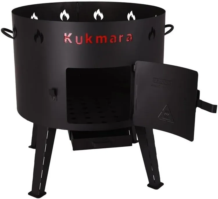 Uchag for Kazan, The "Uchag" stove for cooking in Kazan. Safe and efficient outdoor stove. Uniform heat distribution. Ideal for camping, Portable Outdoor Camping Stove (15.8-qt (15 L))