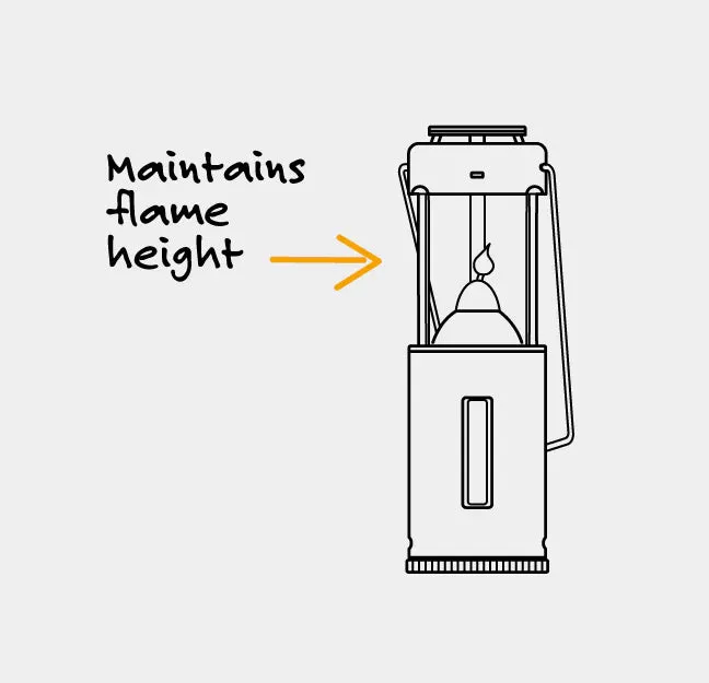 UCO Candle Lantern Raw Aluminum