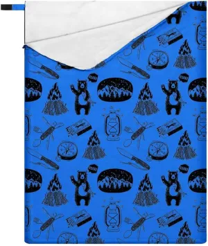 Ultralight 3 Season Kids Sleeping Bag | 50F- 70F Indoor/Outdoor Sleeping Bag for Boys, Girls, Toddlers and Youth | Ultra Compact, Ideal for Camping and Sleepover