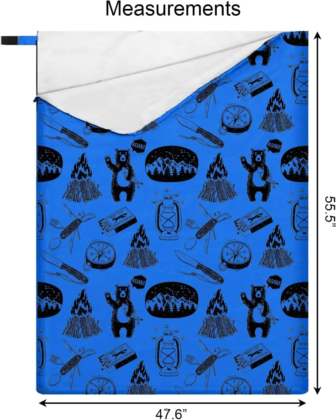 Ultralight 3 Season Kids Sleeping Bag | 50F- 70F Indoor/Outdoor Sleeping Bag for Boys, Girls, Toddlers and Youth | Ultra Compact, Ideal for Camping and Sleepover
