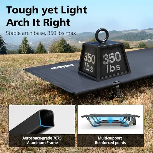 Ultralight Camping Cot for Adults-Portable Folding Camping Bed