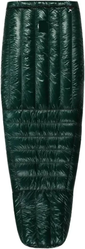 Ultralight Down Sleeping Bag -5°F 800FP for Winter Camping & Hiking, 10D Fabric, Windproof Twilight Quilt(Twilight II-Green-L)