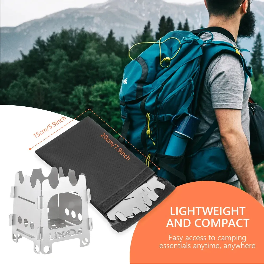 Ultralight Folding Stainless Steel Outdoor Camping Stove