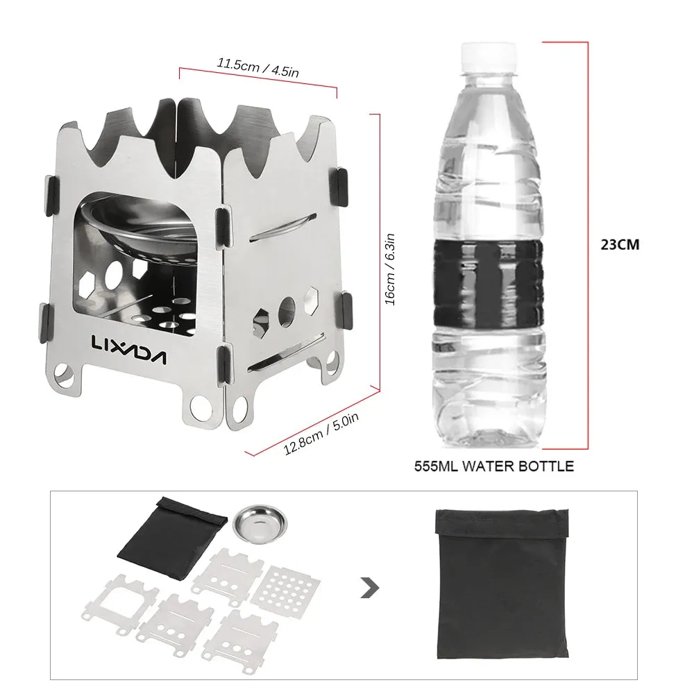 Ultralight Folding Stainless Steel Outdoor Camping Stove