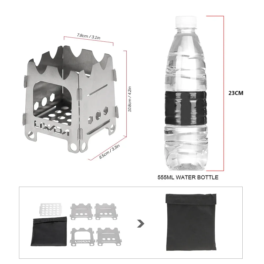 Ultralight Folding Stainless Steel Outdoor Camping Stove