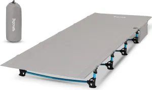 Ultralight Folding Tent Camping Cot Bed Lightweight Backpacking Cot Without Tools Hiking Cot Portable Camping Bed for Adults Camping Hiking, Travel, Home, Grey