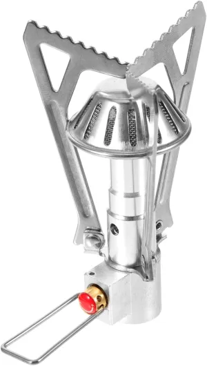 UPKOCH 3 Pcs Portable Camping Stove Propane Gas Cooker Leak-proof Stainless Steel Picnic Stove for Outdoor Cooking