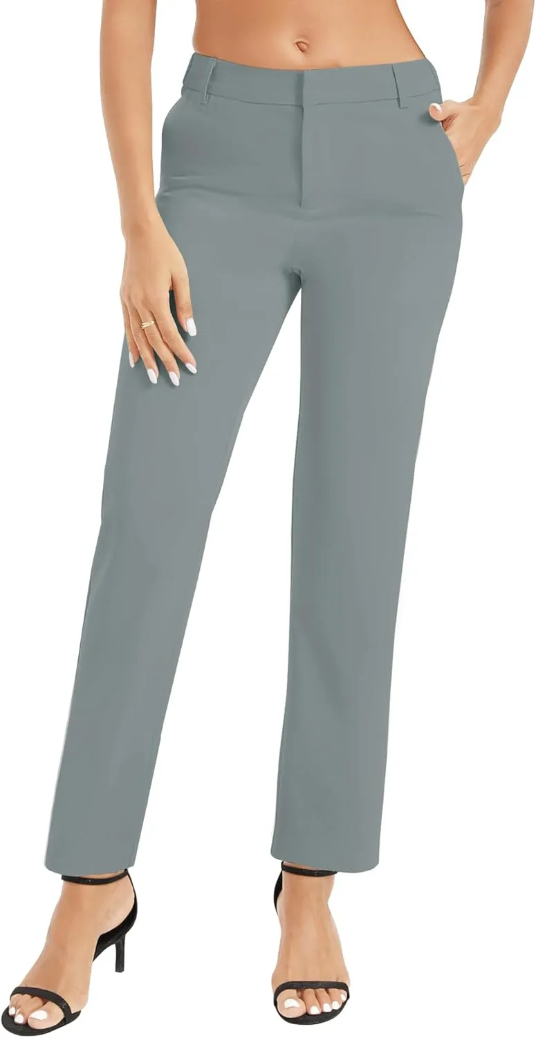 Urban CoCo Women's High Waisted Dress Pants 2024 Fall Stretch Work Slacks for Women Business Casual