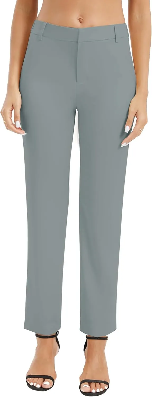 Urban CoCo Women's High Waisted Dress Pants 2024 Fall Stretch Work Slacks for Women Business Casual
