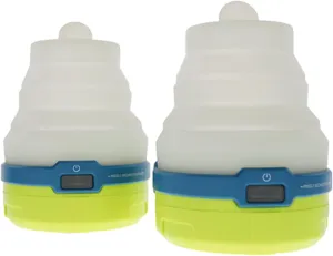 UST Spright 3AAA LED Collapsible Water and Impact Resistant Mini Lantern with 100 Lumens and Hook for Camping, Hiking, Emergency and Outdoor Survival, 2pk