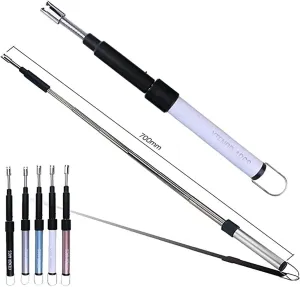 V2 Extendable 2.5 Feet Arc Extra Long Flameless Lighter for Fireplace, Stove, Electric Candle, Pilot Light, Grilling, Firepit, Kitchen, BBQ (White)