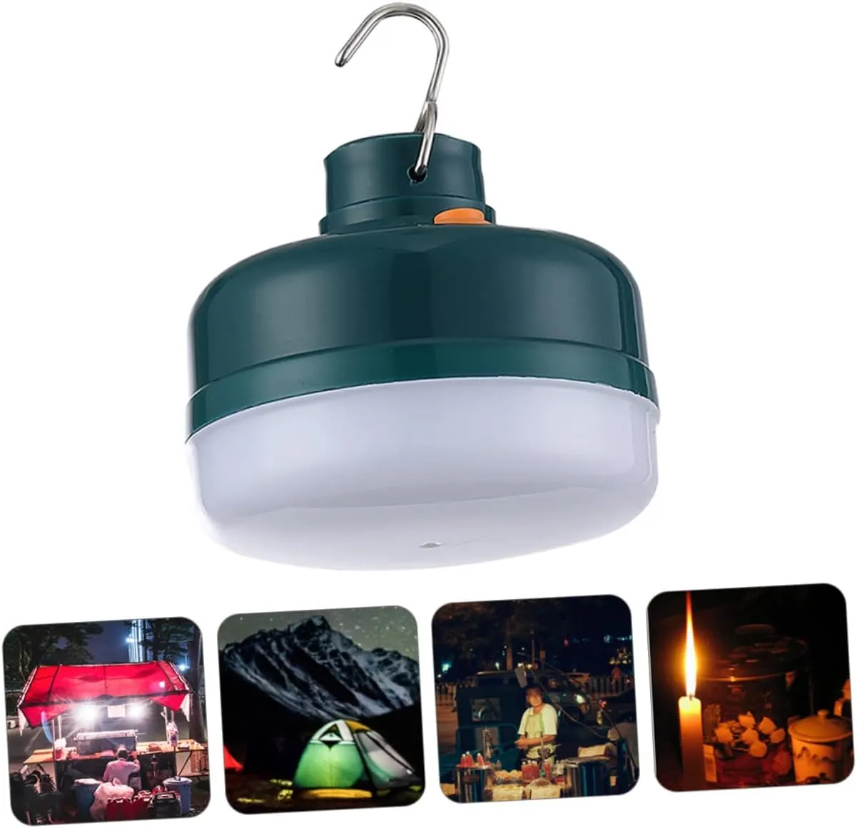 VANZACK 3pcs Led Camping Lantern Rechargeable Magnetic Emergency Light Hook Versatile Lighting Modes Wide Illumination for Outdoor Tent and Emergency Use