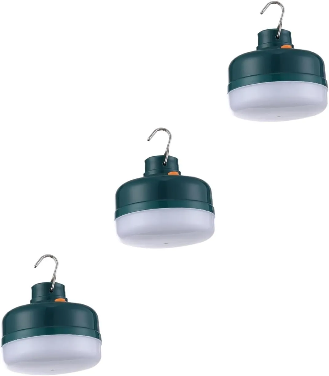 VANZACK 3pcs Led Camping Lantern Rechargeable Magnetic Emergency Light Hook Versatile Lighting Modes Wide Illumination for Outdoor Tent and Emergency Use