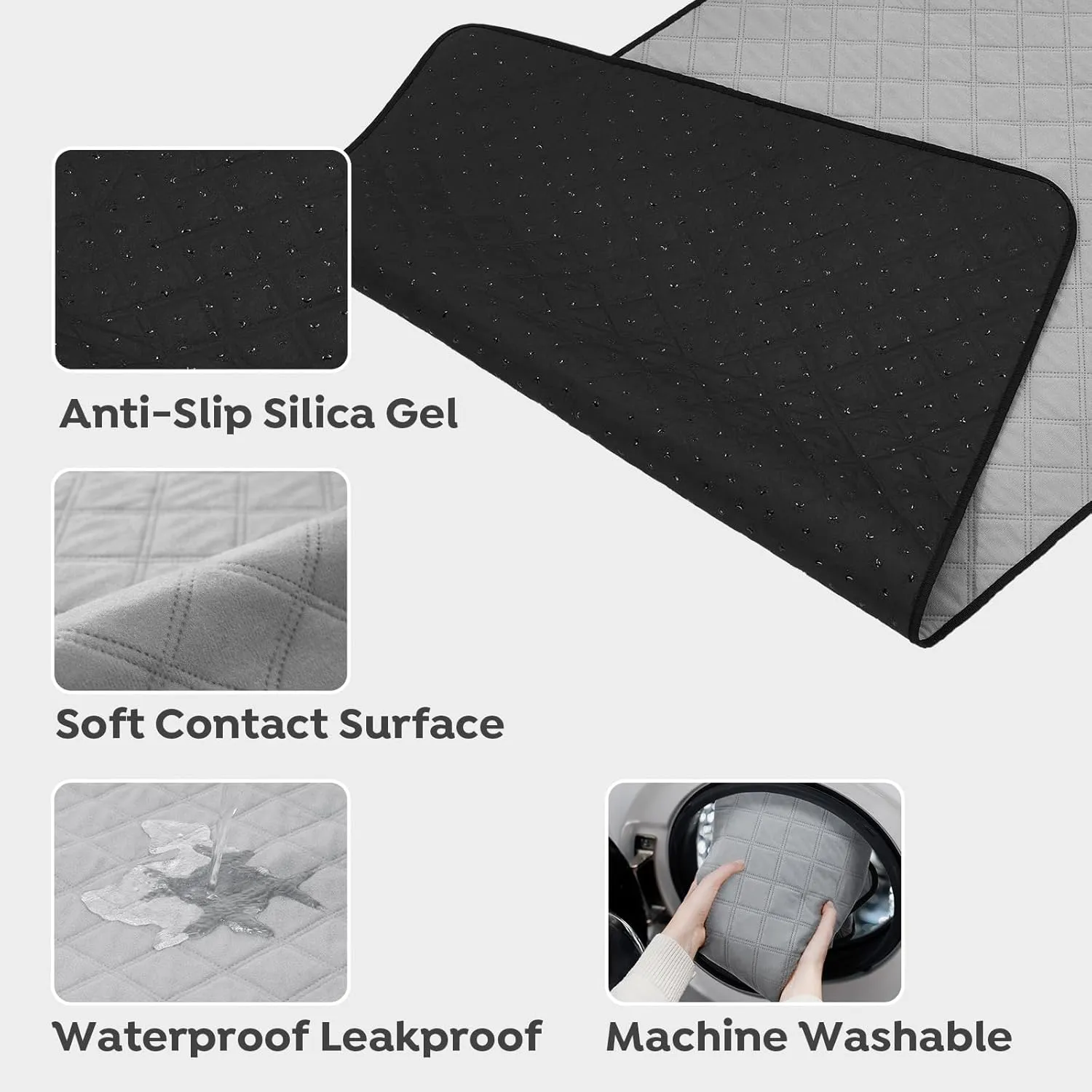 Veehoo Elevated Dog Cot with Washable Dog Pee and Reusable Puppy Pee Pads, Raised Off Ground Hammock Bed for Large Dogs, 100% Waterproof - CWC2201CCP