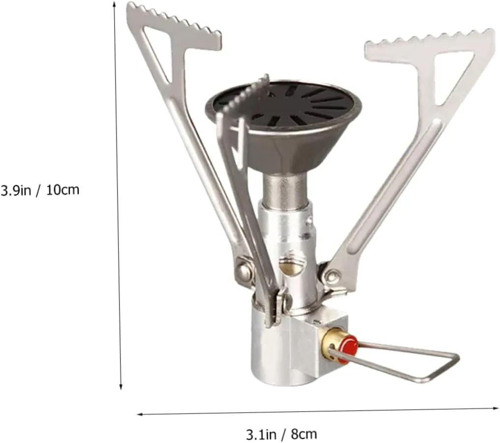 VICASKY Camping Gas Stove Stove Windscreen 2000w Portable Mini Cooker 1l Boil Time for Outdoor Safety Design