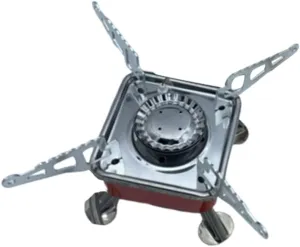 VICASKY Portable Outdoor Bbq Grill Windproof Camping Stove Gas Cooker Picnic Stove for Camping Hiking Mountaineering
