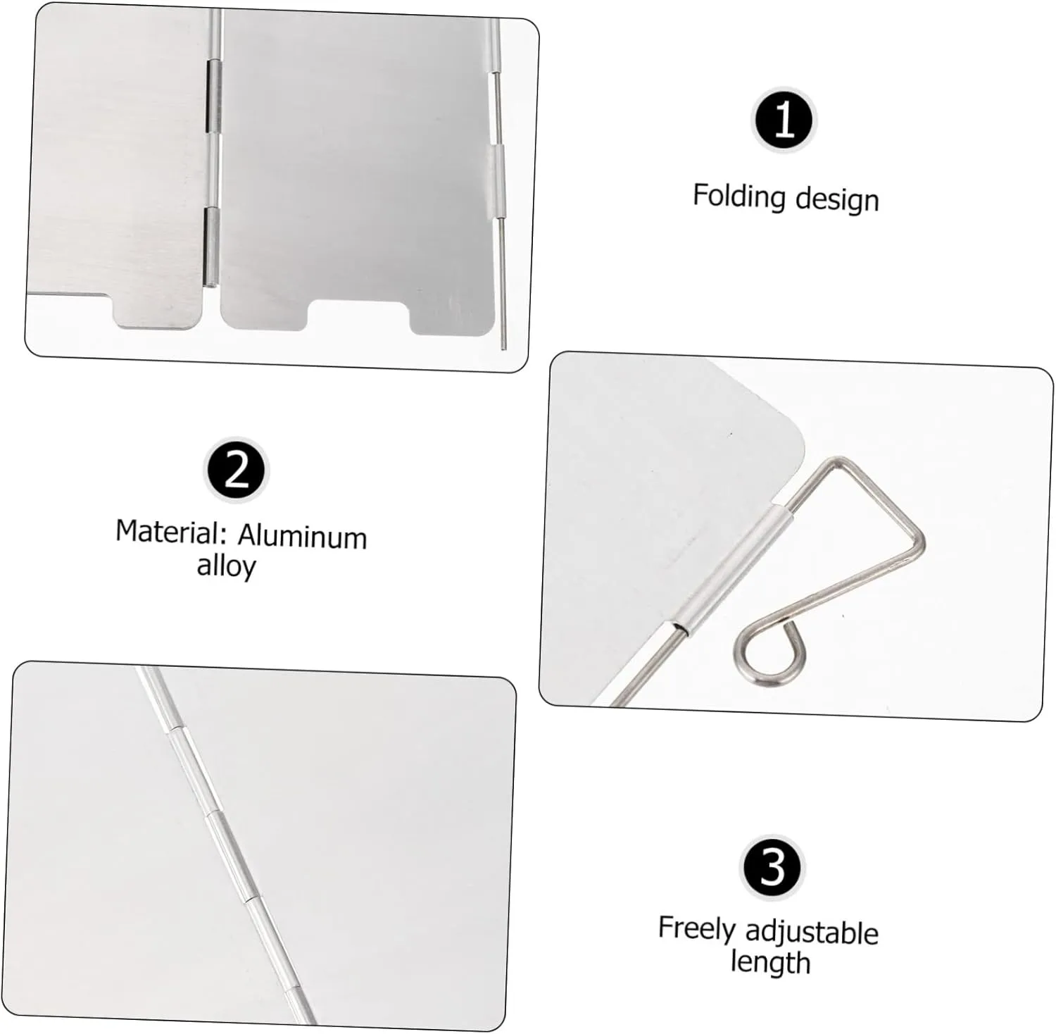 VICASKY Windshield Stove Windscreen Shade Portable Cooking Foldable Windscreens Kitchen Oil Shield Folding