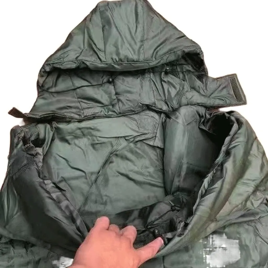 Warm Zone Sleeping Bag Single Detachable -Proof Camping Pullman Cotton Coat Outdoor Sleeping Bag