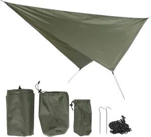 Water Resistant Multifunction Rhombus Camping Shade Cloth for Beach Camping Tent Water Prevent Hammock (Camouflage)