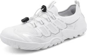 Water Shoes Wide Width for Women Men Swim Beach Barefoot Shoes Quick Drying Aqua Shoes for Pool Diving Boating River Yoga Lake Surfing