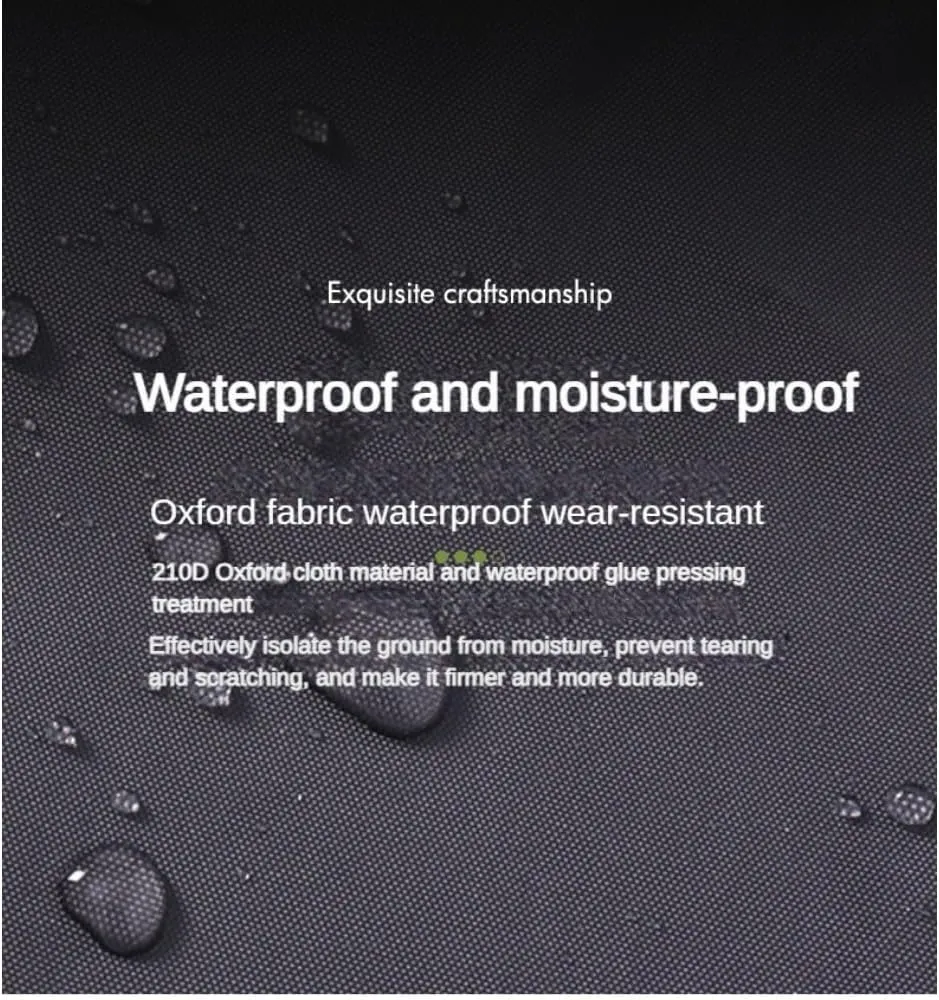 Waterproof Camping Tent Tarp, Multifunctional Tent Footprint for Camping, Hiking and Survival Gear, Lightweight (210x210cm)