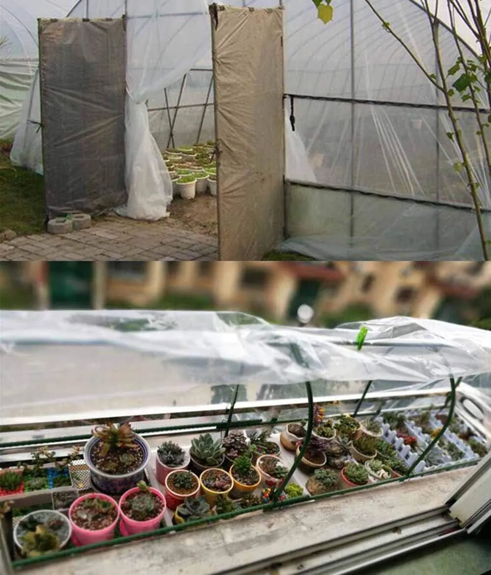 Waterproof Cover Tarp Tarpaulin Sheet,Sunshade Net, Shade Cloth, Tarpaulinlightweight Clear Anti-Rain, Outdoor Greenhouse Plastic Cover Balcony Window Insulation Film,a,3 * 6M