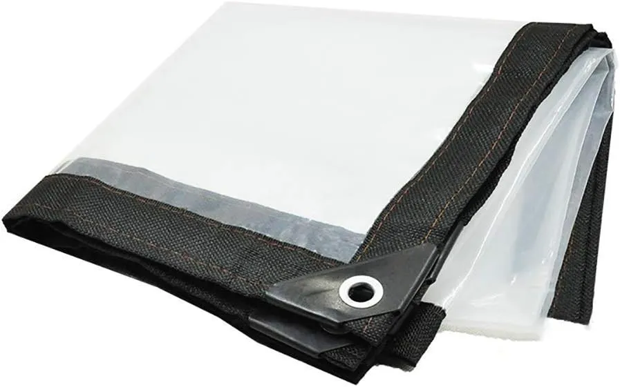 Waterproof Cover Tarp Tarpaulin Sheet,Sunshade Net, Shade Cloth, Tarpaulinlightweight Clear Anti-Rain, Outdoor Greenhouse Plastic Cover Balcony Window Insulation Film,a,3 * 6M