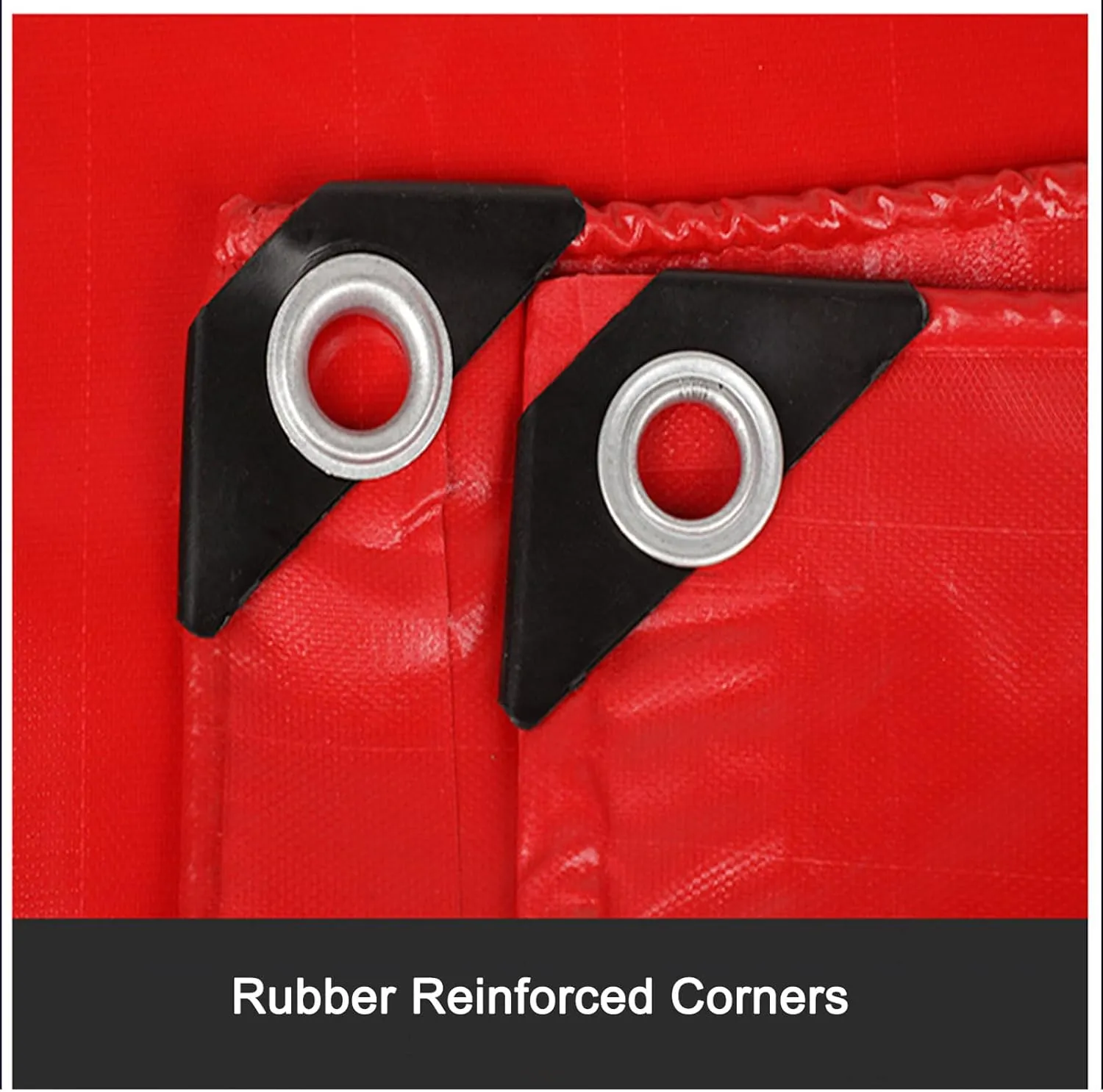 Waterproof Tarp 32.81x45.93ft, 0.5mm Thick Heavy Duty PVC Double Coated Waterproof Tarpaulin, with Grommets and Reinforced Edges, UV Protection, Tear Resistance, High Durability