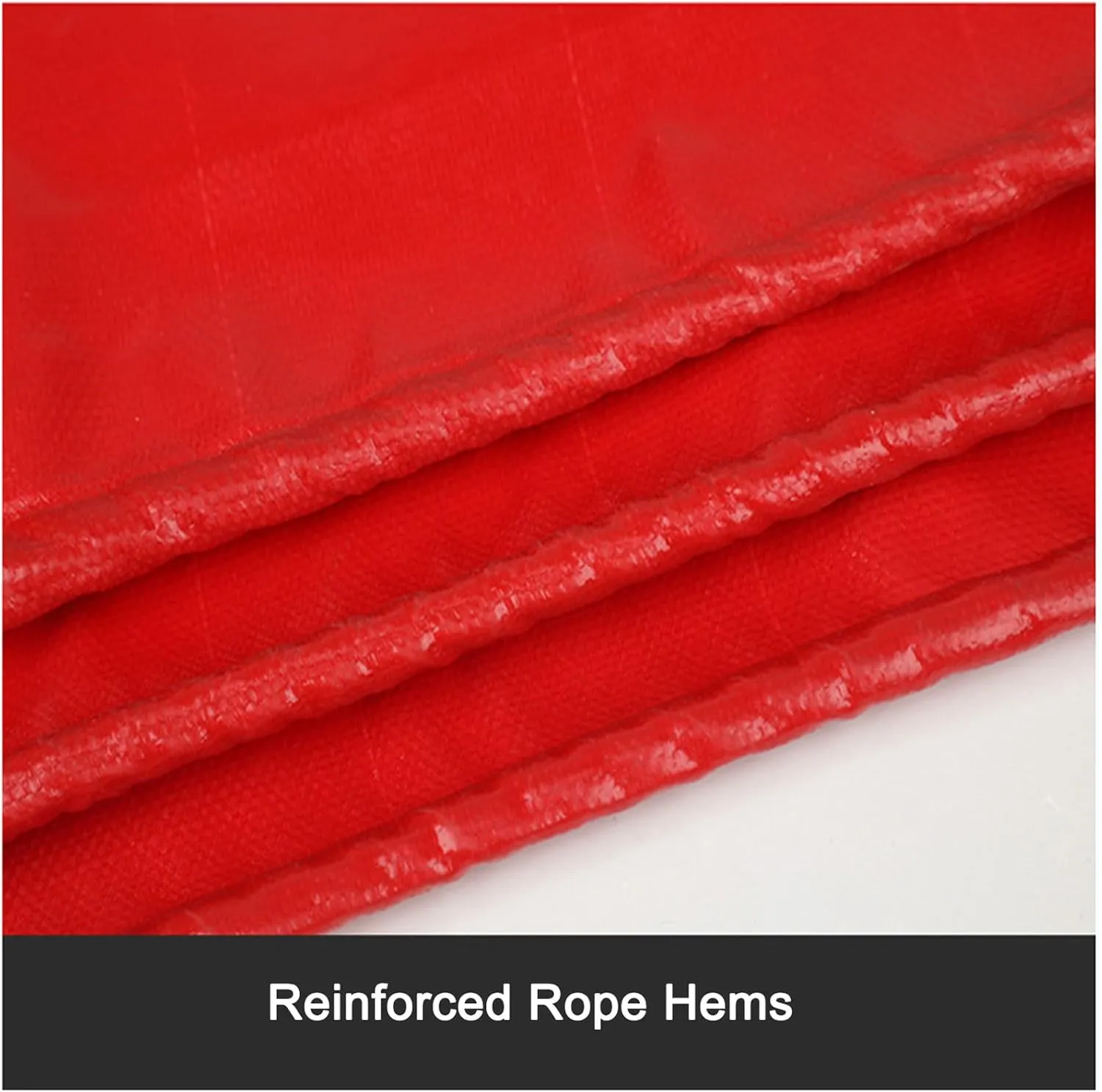 Waterproof Tarp 32.81x45.93ft, 0.5mm Thick Heavy Duty PVC Double Coated Waterproof Tarpaulin, with Grommets and Reinforced Edges, UV Protection, Tear Resistance, High Durability