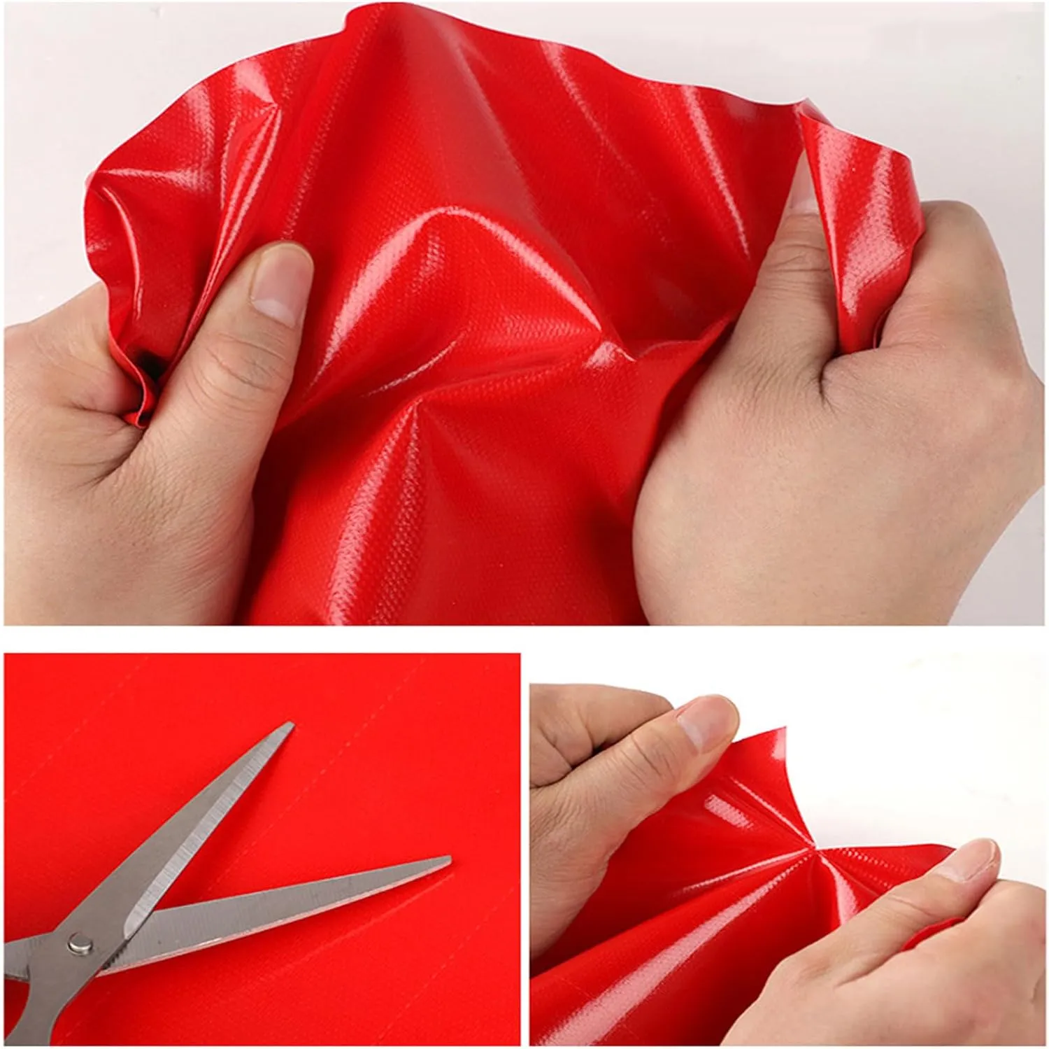 Waterproof Tarp 32.81x45.93ft, 0.5mm Thick Heavy Duty PVC Double Coated Waterproof Tarpaulin, with Grommets and Reinforced Edges, UV Protection, Tear Resistance, High Durability