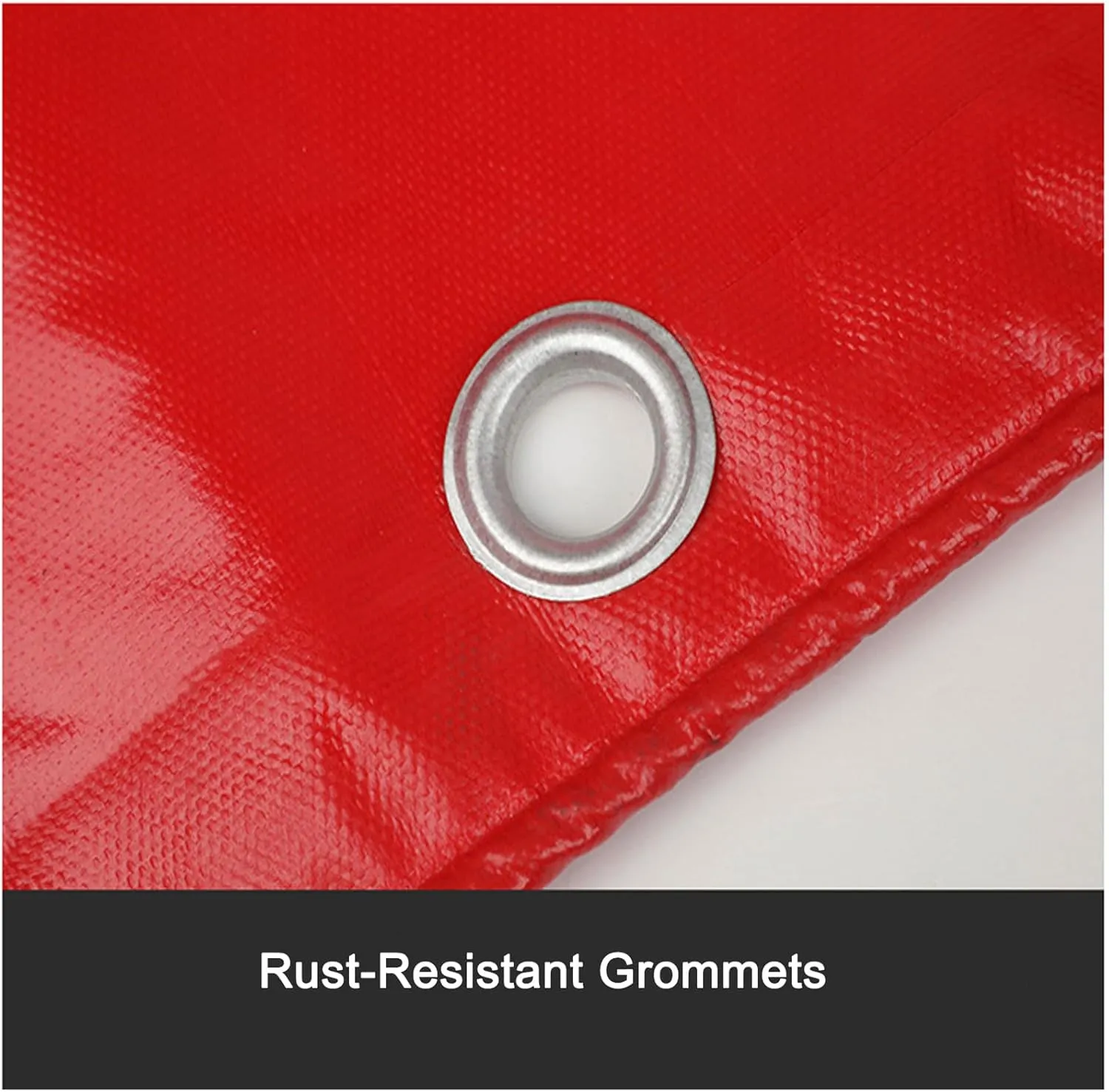 Waterproof Tarp 32.81x45.93ft, 0.5mm Thick Heavy Duty PVC Double Coated Waterproof Tarpaulin, with Grommets and Reinforced Edges, UV Protection, Tear Resistance, High Durability
