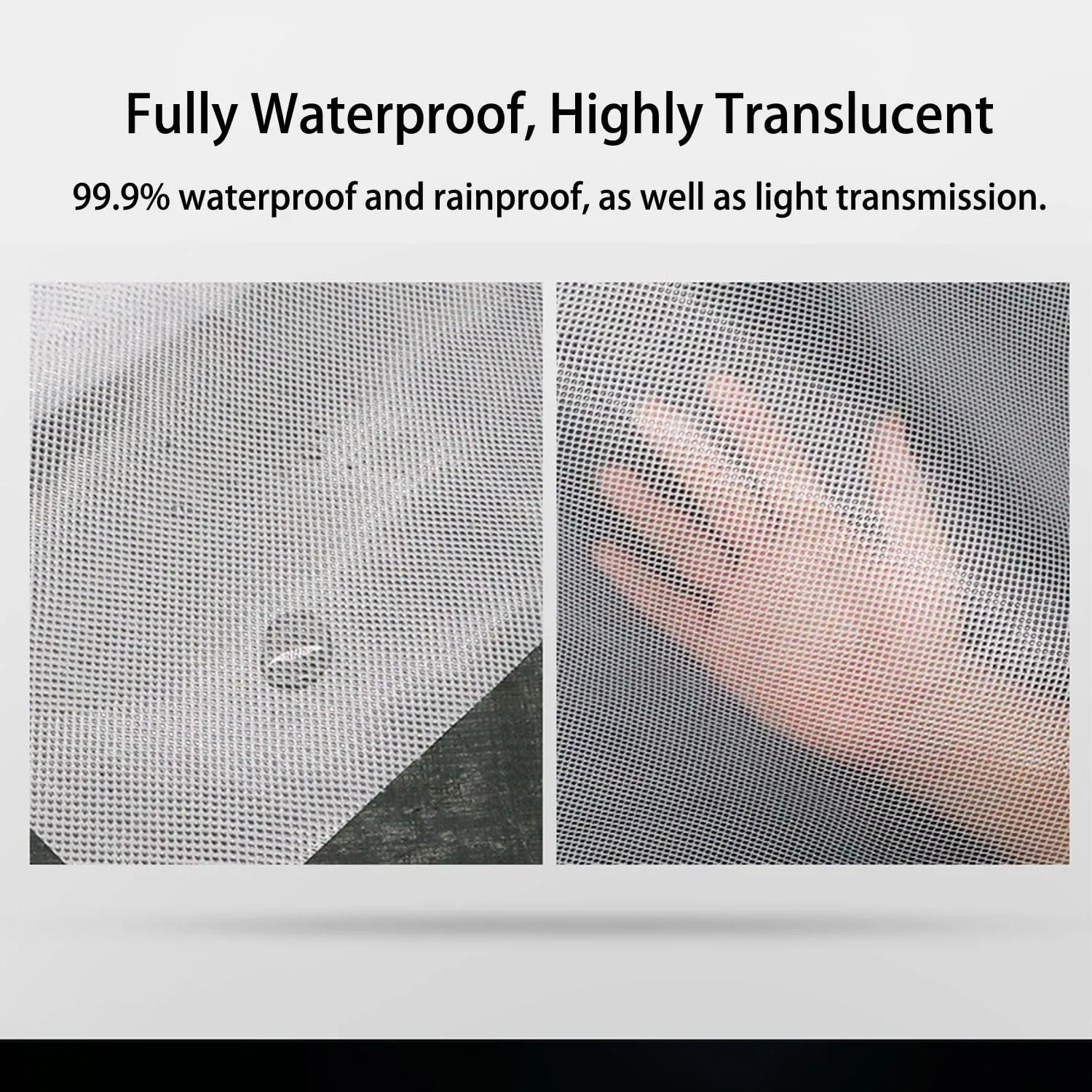 Waterproof Tarp Tarp for Under Tent Camping Tarp for Under Tent Multi Purpose Protective Cover Durable Waterproof Weather Proof Rip and Tear Resistant 4.92ft x 6.56ft White