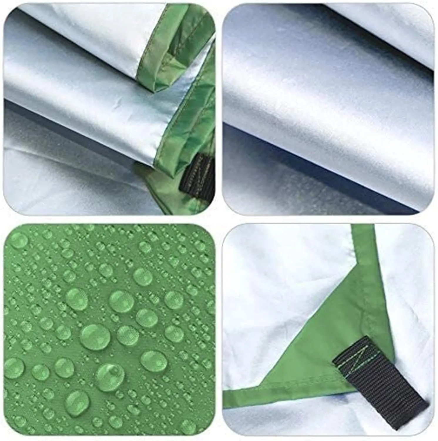 Watertight Rain Fly Tent Tarp Lightweight Portable Watertight Ripstop Easily Fold Sun Shelter Radiation Protection (Color : Camouflage, Size : A)