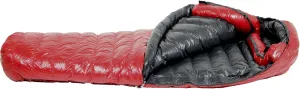 Western Mountaineering Alpinlite Sleeping Bag: 20F Down Cranberry, 6ft 6in/Left Zip