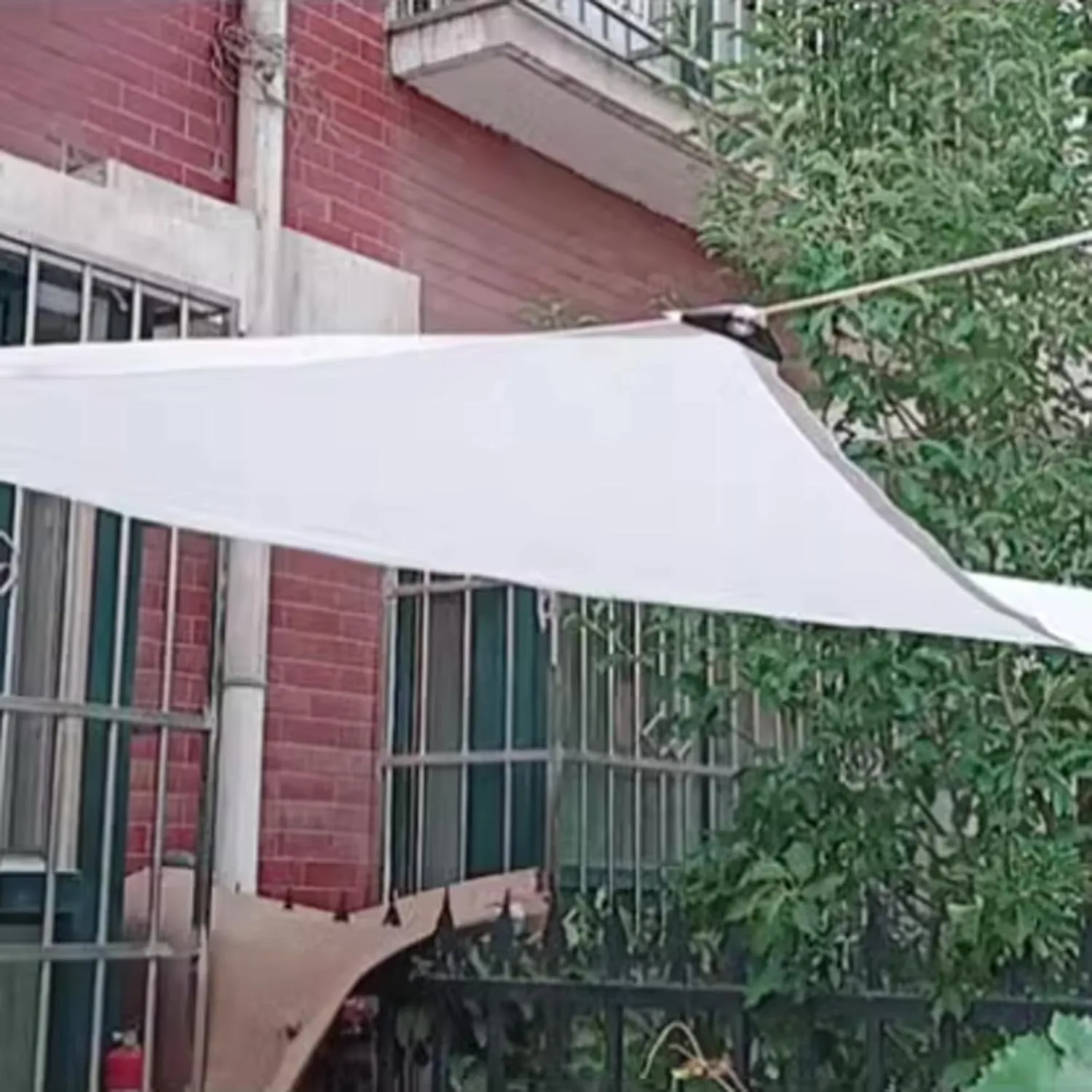 White 55% Plant Shade Cloth Knitted Mesh Tarp Sunblock Netting UV Resistant Light Weight Breathable for Patio Garden Pergola Carport Courtyard Greenhouse Vegetable Balcony Succulent Flowers Terrace(4.