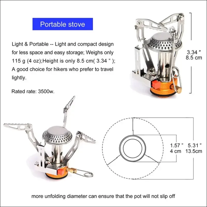 Widesea camping ultra-light cookware pots set gas burner stove cook cup outdoor travel tableware