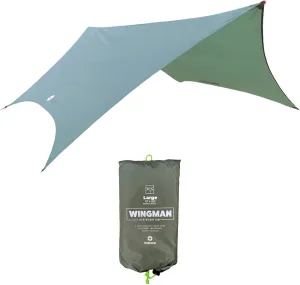 Wingman Waterproof Camping Tarp, Lightweight with 2000mm Waterproof Coatin (Large 12' x 9.5')