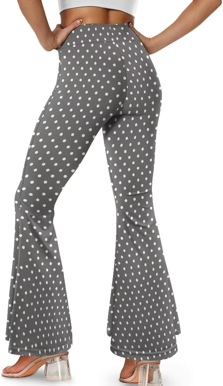 Women Flare Yoga Pants Y2K Leggings High Waisted Workout Pant