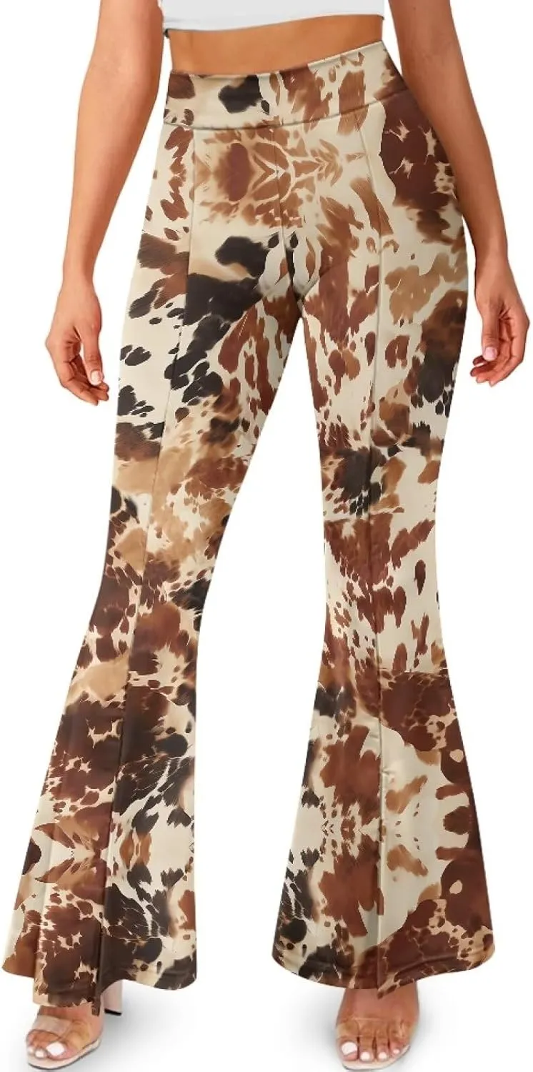 Women Flare Yoga Pants Y2K Leggings High Waisted Workout Pant