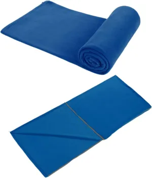 Y Sleeping Bag Lightweight Compact Hiking Camping Bag Waterproof and Comfortable 180x75cm Blue Fleece