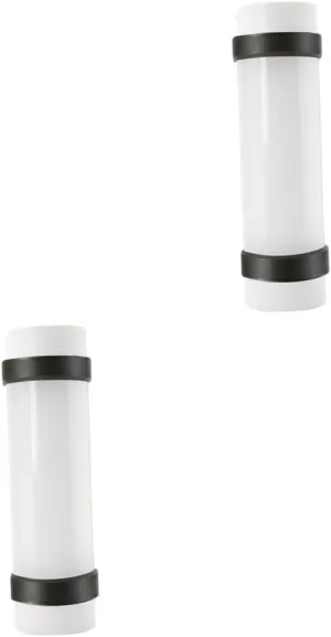Yardwe 2pcs Rechargeable Camping Lantern 4 Level Dimmable Powered Tent Light Adsorption
