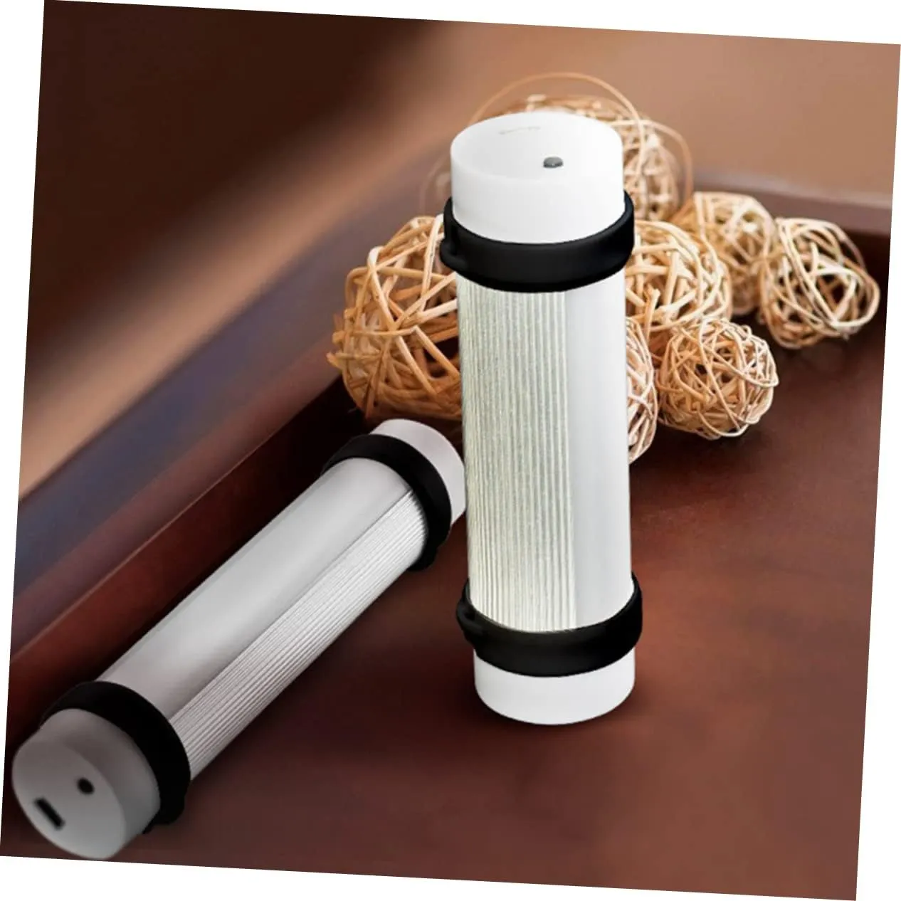 Yardwe 3pcs Rechargeable Camping Light 4-Level Dimmable USB Magnet Adsorption Lantern for Tent White